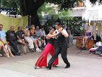 Tango-Vorführung auf der Strasse