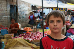 Street market, Cajamarca, Peru