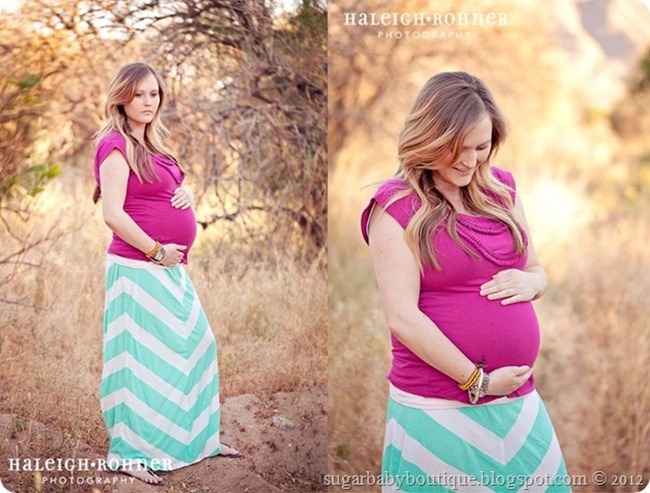 How To Make a Chevron Maxi Skirt