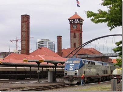 IMG_0742 Amtrak P42DC #119 at Union Station in Portland, Oregon on May 10, 2008