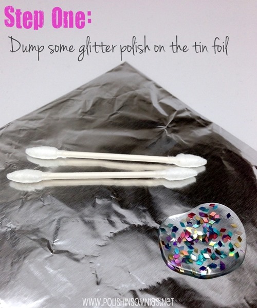 Perfect Glitter Placement with Q-tips Precision Tips #beautyQtips #sp