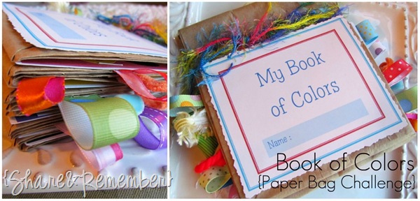 My Book of Colors Book with Printable Template 