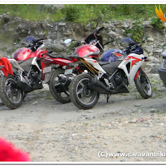 First CBR 250 R in dangerous Old Silk Route East Sikkim