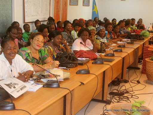 Des femmes candidates aux législatives 2011, lors d’un atelier de formation au Pnud le 26/09/2011 à Kinshasa. Radio Okapi/ Ph. John Bompengo