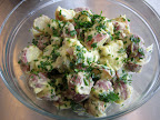 Everyone was smitten with the lightened-up potato salad.