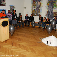 Tentoonstelling Surinaamse kunst: Sribi Switi, opening door wethouder Baldewsingh