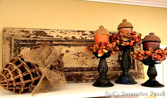 diy acorn topiary