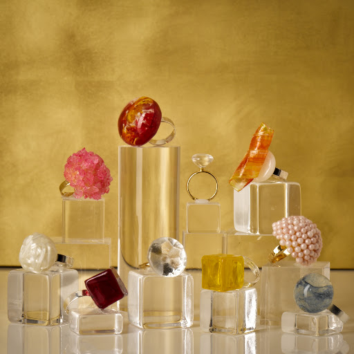 The final ring selection: A mixture of Escriba candy rings and some of our own creations. The final ring selection: A mixture of Escriba candy rings and some of our own creations.