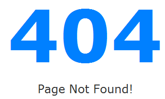 404 ERROR IN BLOGGER