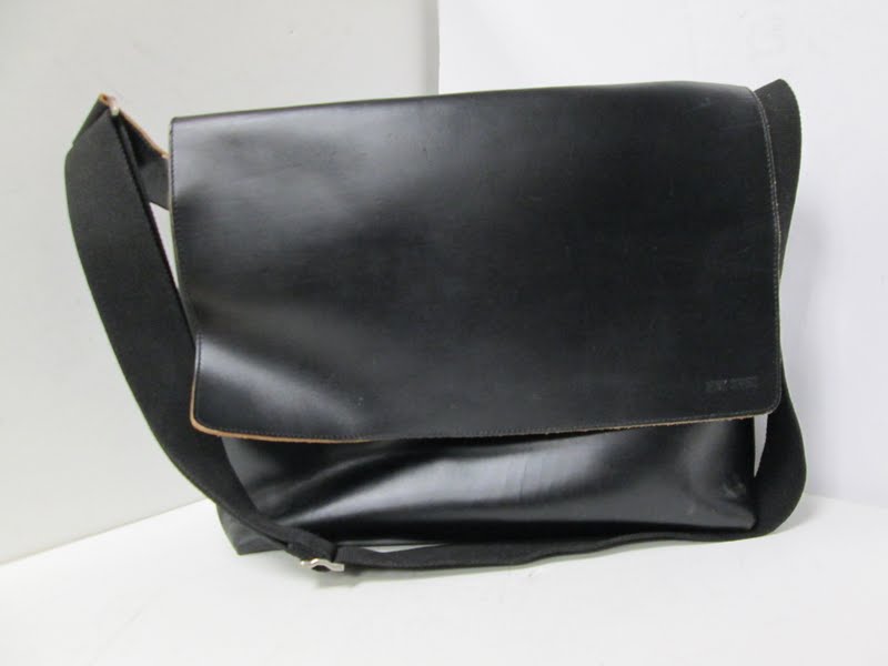 Jack Spade Leather Messenger Bag