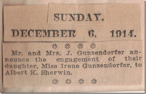 Engagement Sherwin Gunzendorfer