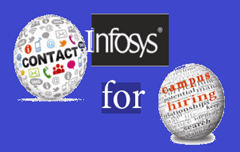 Contact Infosys campus recruitment Contact Infosys campus recruitment