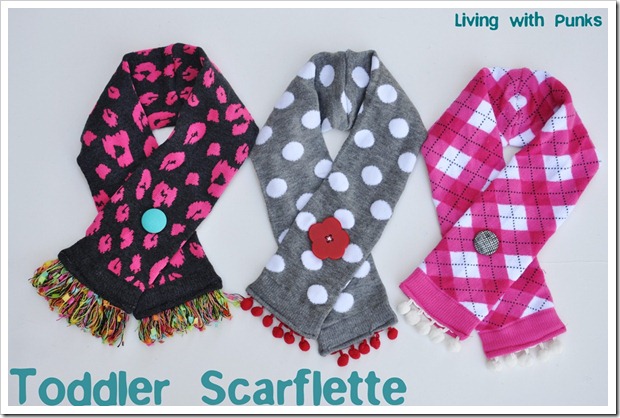 toddler scarflette tutorial