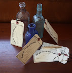 The drink tags and pencils were included in the reception program.