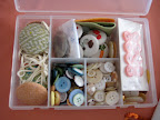 I love Corinne's super sweet sewing kit.
