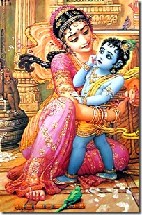 Krishna and Mother Yashoda