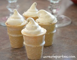 mini tutorial icecream cone cups