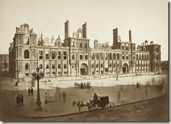 Hôtel de ville de Paris détruit en 1871 Hôtel de ville de Paris détruit en 1871