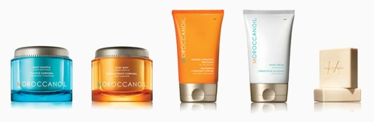 Linha Moroccanoil para hidratação do corpo. Linha Moroccanoil para hidratação do corpo.