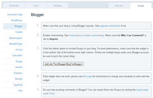 add disqus blogger Install Instruction