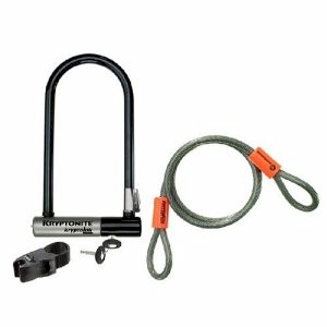 Protect your bike with a Kryptonite U-lock.