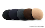 100% wool felt ascot Art No. 2000
black   navy   charcoal   dk  brown   camel