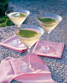 This classic cocktail gets brightened up with the addition of fresh lime juice and mintlike shiso to create Shiso Martinis.