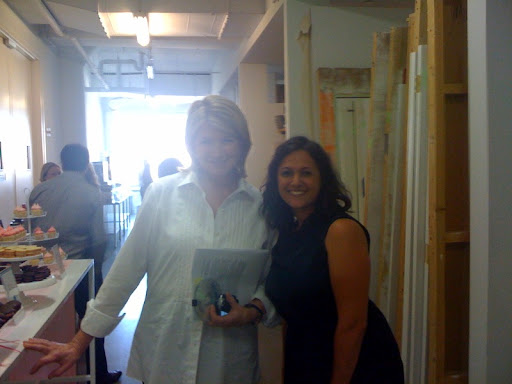 Here Martha is with Dawn from One Girl Cookies.