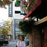 Debbie and a Fun Sign