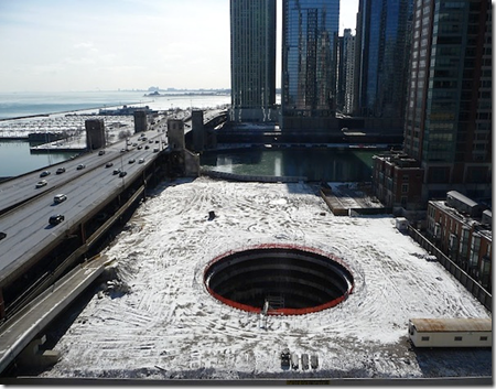 Chicago Spire construcción