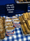 Let's see what there is to eat around here.  French fries?  I don't think those are part of my diet!