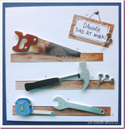 Birthday Card Fathers Day Card Card for Men  -Tools 
