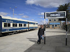 Our train to Oruro (thats actually our carriage in the background).