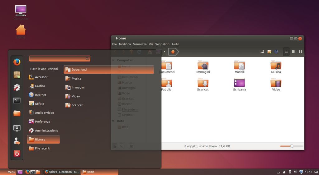 Cinnamon in Ubuntu
