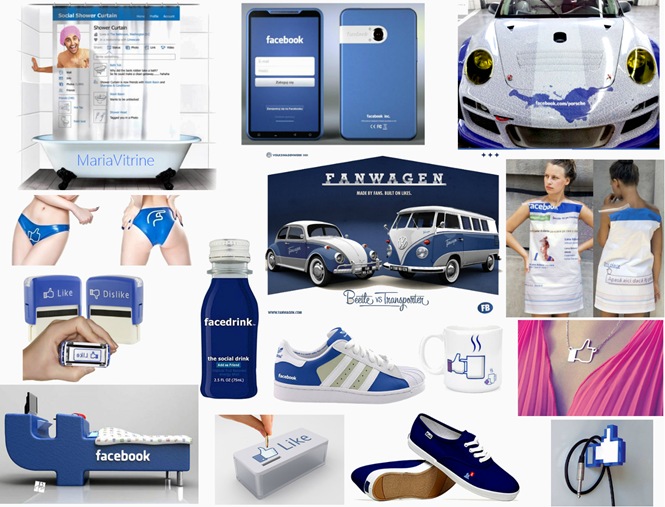 Conheça alguns produtos inspirados no Facebook. facebook produtos