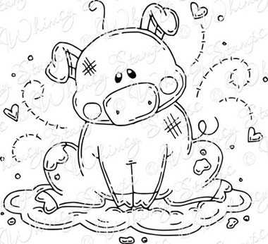 piggy bath rubber