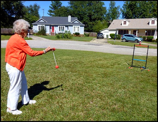 01c - Mom learning to play ladderball