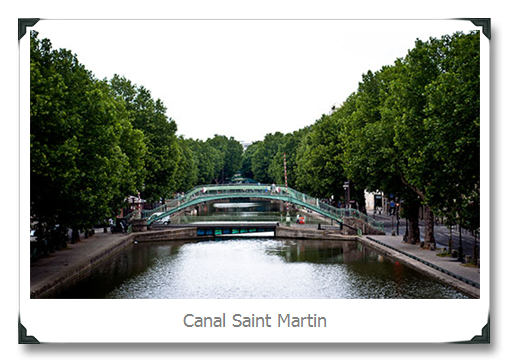 Canal Saint Martin Paris Canal