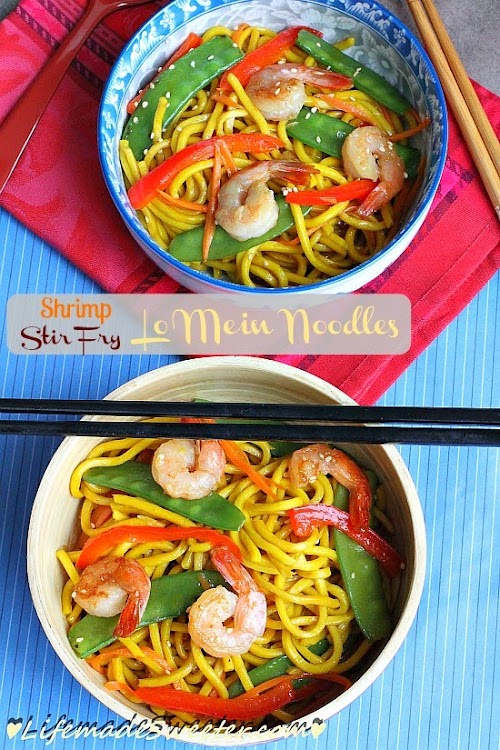 Shrimp & Snow Peas Stir-Fry Lo Mein Noodle Life made Sweeter 7.jpg
