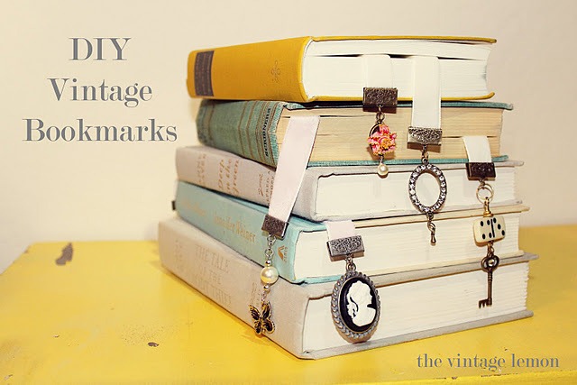 vintage bookmarks tutorial