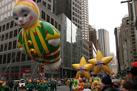 The parade begins