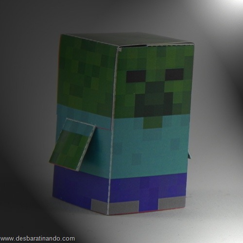 Paper Toys minecraft zombie