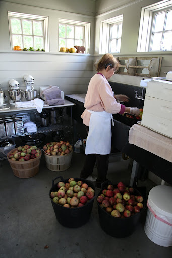 I don't think Laura will notice one bit that I'm not here to help her.  I'll just go check on the cider press.
