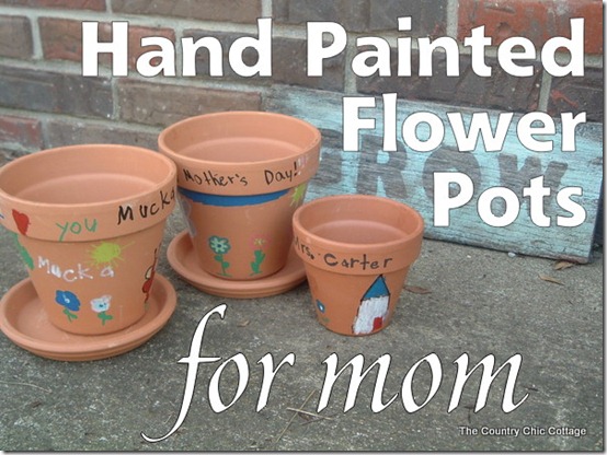 hand painted flower pots for mothers day-012