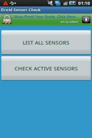 Droid Sensor Check