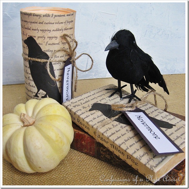 Raven Book and Candle Cover Raven