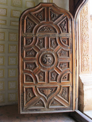 wooden church door