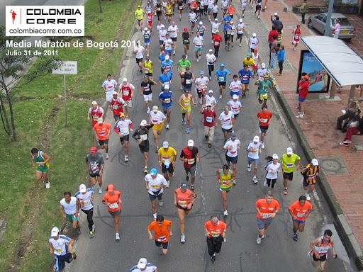 Estrellas mundiales en la Media Maratón de Bogotá 2012