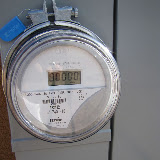 Meter box meter installed after inspection 5/19