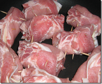 Involtini di lonza di maiale al rosmarino 